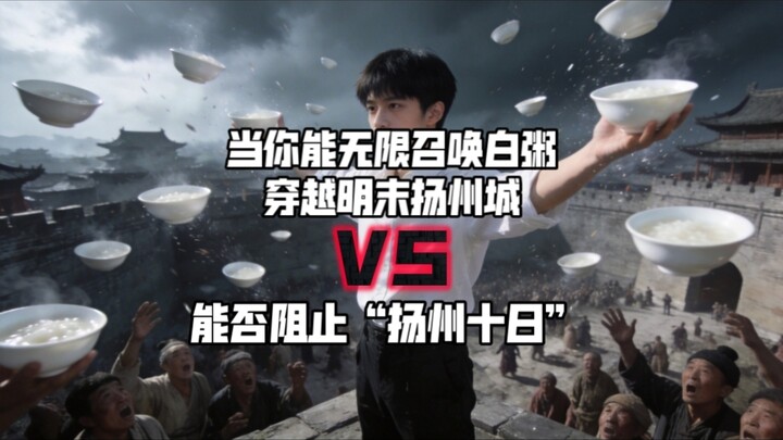 Suppose you could summon an endless army and travel back to Yangzhou during the late Ming dynasty—co