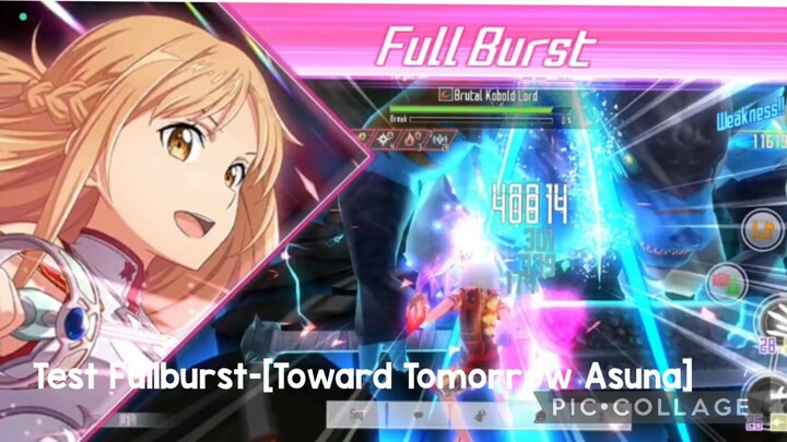 SAOIF: Test Fullburst Rapier- [Towards Tomorrow Asuna]