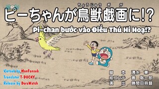 🔥 Doraemon Vietsub Tập 853 | Pi-chan lạc vào trong Điểu Thú Hí Hoạ & Pyonta trong túi thần kỳ