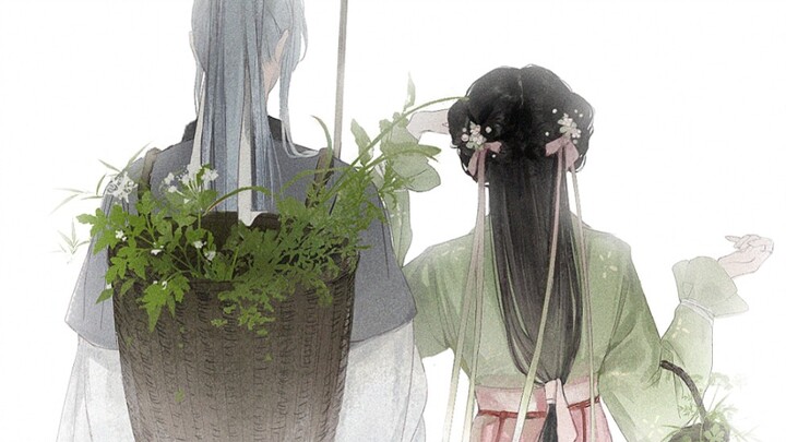 [OC] [Traditional Chinese Style BG] Willow in the Wind