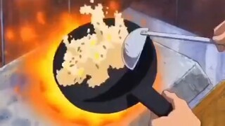 Nasi Goreng Sanji One Piece, saya kehabisan nasi tapi masih ada sisa