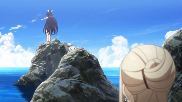 cewek ini lelah dan melompat di......