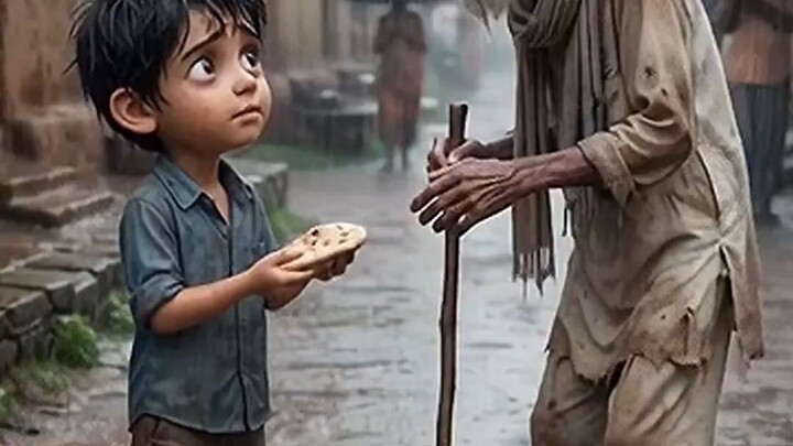 A Poor Boy Gave Away His Last Piece of Bread… 😭❤️ The Shocking Twist!