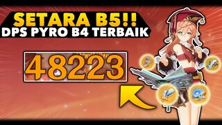 DPS Pyro B4 TERBAIK Damage SETARA B5 !! Build Yanfei Terbaru - Genshin Impact