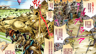 【JO解说】JOJO第七部 砂男这跑法是人能跑的吗 荒木我不做人了！ #第六话 最终直线区！剩2000公尺！