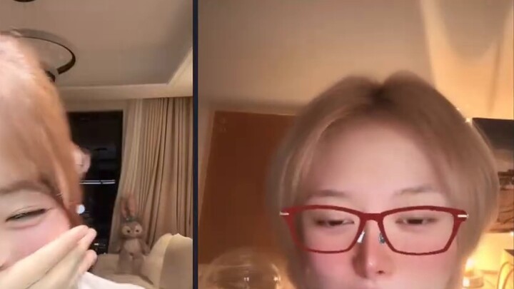 【يان تشين】 هذا ضحككم غريب! ليو تسي عندما زارني في المرة السابقة، ترك ○○ في منزلي 🤣 تشين: أفضل صديقة 