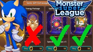 SAVE YOUR SPECIAL CHIPS | Sonic Capture Festival | Monster Super League x Sonic Collab