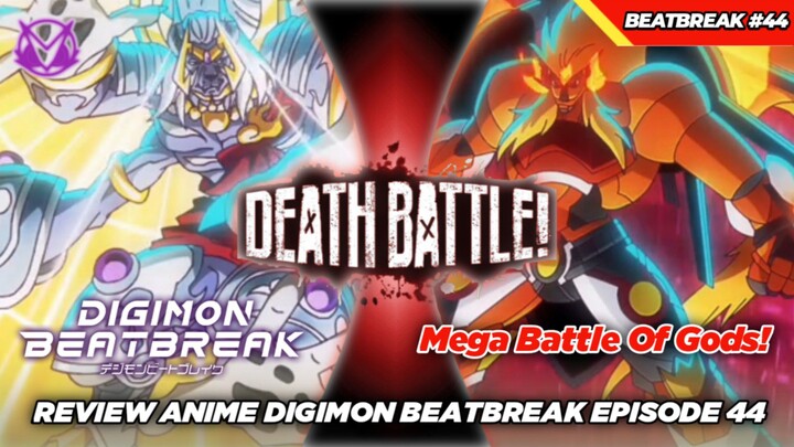 By One Termanly Dua Dewa! Pria Terkuat Beradu! Review Anime Digimon Beatbreak Episode 44