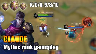 CLAUDE Mythic rank gameplay | Road to top 1 [K2 Zoro]