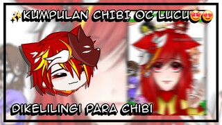 ✨️DIKELILINGI MINI CREW 😳🤩 || Kawaii Overload 💖 || Speed Paint || female oc with cute chibi Squad