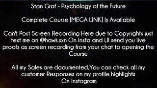 Stan Grof Course Psychology of the Future download