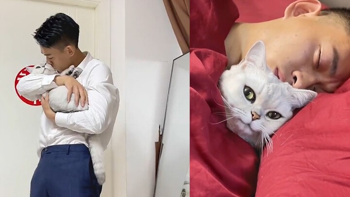 On their wedding night, the groom kept kissing his cat, leaving the bride ignored and snapping, “Did