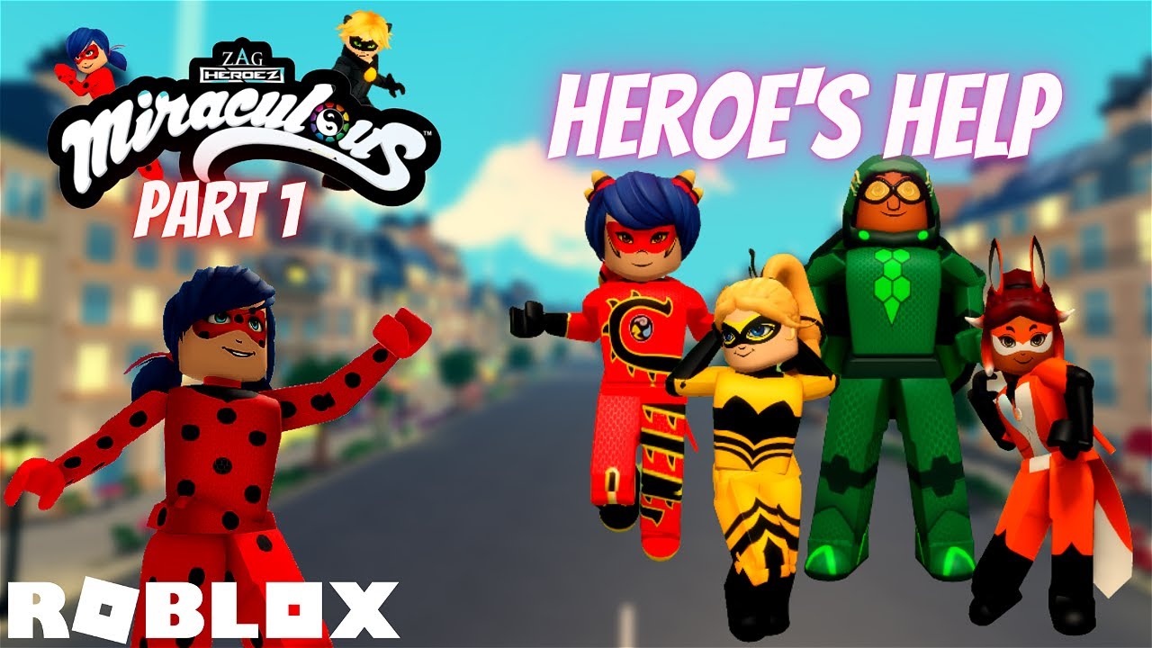 Ladybug Need Help from other Miraculous Hero | Roblox Miraculous Role Play  - Bilibili