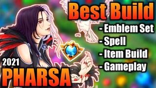 PHARSA BEST BUILD 2021 | TOP 1 GLOBAL PHARSA BUILD | PHARSA - MOBILE LEGENDS | MLBB