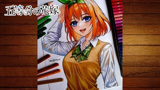 SPEED COLORING Nakano Yotsuba 🍊 [Go-Tōbun no Hanayome]