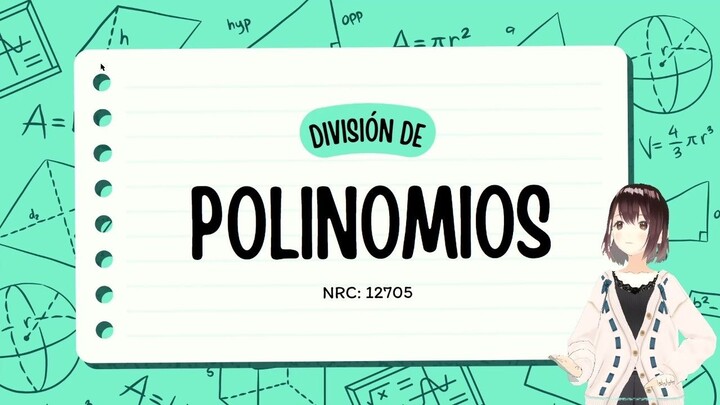 DIVISION DE POLINOMIOS