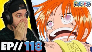 NAMI WINS!! // One Piece Episode 118 REACTION - Anime Reaction