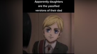 She has his eyes 🥺🏃‍♀️ ymir ymirxhistoria fyp AttackOnTitan fyyyyyyyyyy fyppppppp snk historiareisss foryoupage fypシ aot
