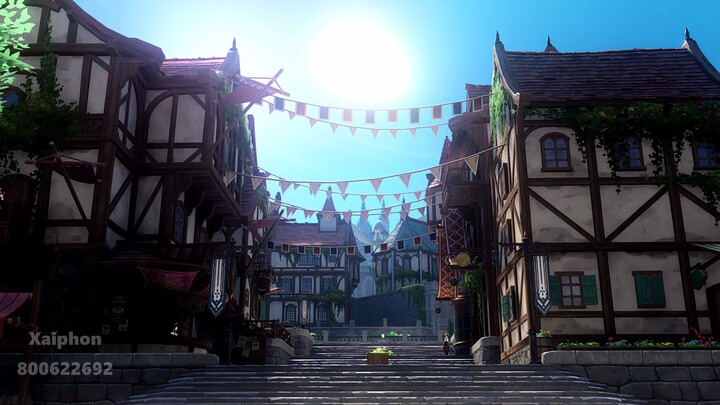 Mondstadt City Time lapse - Genshin Impact