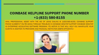 ✔️Coinbase.com Tech SuPPort ☎️+1:833:580:8155 number