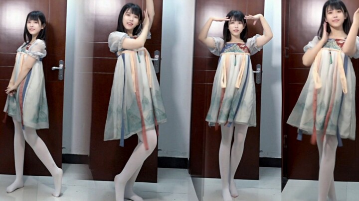 [Wen] My roommate said this dress makes me look too fat! ! ! But I still wore it to dance the Jiangn