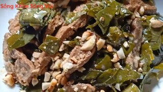 Bò chay xào lá giang.Món chay mỗi ngày