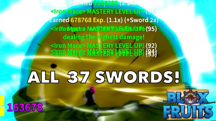 Using All 37 SWORDS to 37 FACTORIES IN BloxFruits