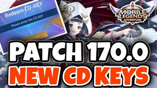 NEW CD KEYS Patch 170.0 MLA | Gift CODES Mobile Legends Adventure 2021