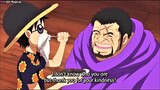 Luffy wants to help the poor old man but he doesn't know the old man is an admiral  || ONE PIECE