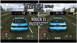 Nissan 180sx/240sx | Top Speed Run | AWD VS RWD | WHICH IS FASTEST??? | Car Parking Multiplayer