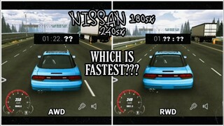 Nissan 180sx/240sx | Top Speed Run | AWD VS RWD | WHICH IS FASTEST??? | Car Parking Multiplayer