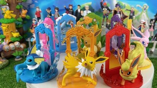 [Pocket Maple] Chia sẻ giải nén hộp mù gia đình Eevee Pokémon vui tươi