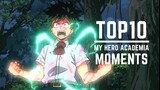 Top 10 My Hero Academia Moments