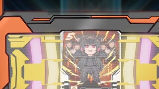 Trình diễn hiệu ứng âm thanh côn trùng trong thẻ Kamen Rider Gothard Musume