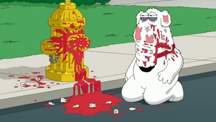 Brian was beaten and killed within 10 minutes of birth. This dog is really hard to kill. Family Guy