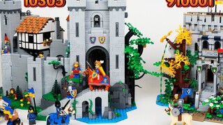 10305 Lion Castle and 910001 Forest Castle display