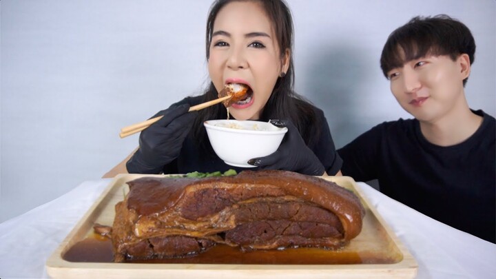 [กินแกล้งกัน] ต้ม 6 ชั่วโมง หมูตุ๋นชิ้นใหญ่ ละลายในปาก ㅣDongpayuk (pork belly)ㅣMUKBANG ASMR