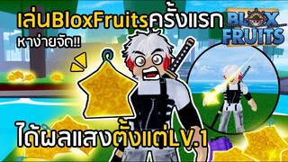 BLOX FRUITS ได้ผลแสงตั้งแต่เลเวล 1 !! หาง่ายเกินไปมั้ย!? [EP.1 เล่นครั้งแรกจ้า]