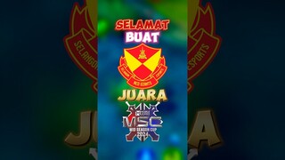 Congratulations SRG juara MSC 2024 🙌🔥🥶 #contentcreatormlbb #wiamungtzy #msc2024