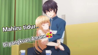 Ketika mahiru dipeluk amane😋