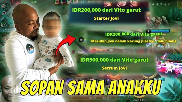 PERTAMA ANAK KU MASUK LIVE !!! INI ANAKKU WOI DONATENYA YANG SOPAN JNGINAM !!!