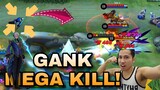 MAG MEGA KILL TAYO SA GANK! - LING OF MOBILE LEGENDS