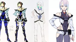 Behind-the-scenes concept art for "Cyberpunk: Edgerunners"!!!