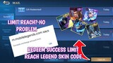 How to redeem success limit reach Legend Skin Redeem code in Mobile Legends 2020