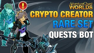 RARE CRYPTO CREATOR SET QUEST BOT | ZARAT ARMOR BOT | AQW BOTS 2019