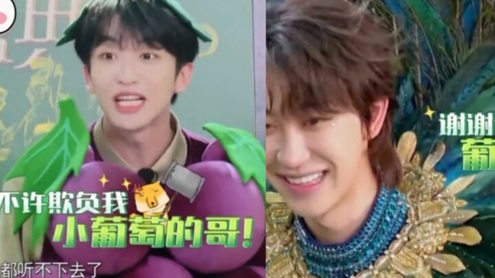 Adik Anggur selalu melindungi Mingya kita, hhh!