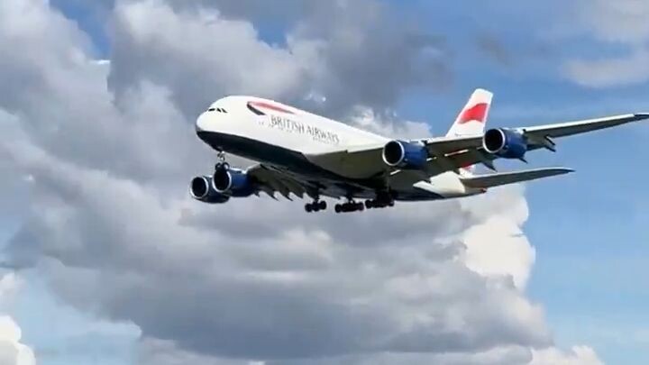 O GIGANTE A380 DA BRITISH AIRWAYS