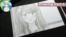 [Drawing] Menggambar Nagisa Kubo dari anime Kubo-san wa mobu o yurusanai