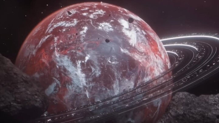 宇宙恐惧症慎入，带你感受宇宙二级文明的世界（全屏观看效果最佳）