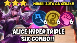 META MAGE TERKUAT SAAT INI? ALICE TRIPLE SIX COMBO MAGIC CHESS BEST META 2022 !! AUTO MENANG!